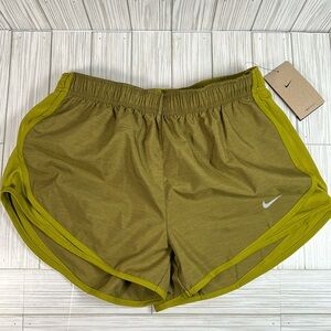Nike‎ Tempo Women's Brief-Lined Running Shorts Green Size Medium NEW/NWT